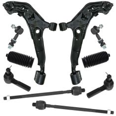 96-99 Infiniti I30; 95-99 Nissan Maxima Front Steering & Suspension Kit (10 Piece)