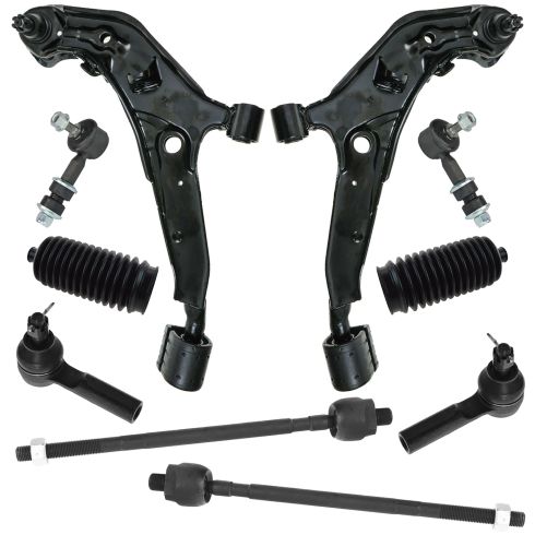 96-99 Infiniti I30; 95-99 Nissan Maxima Front Steering & Suspension Kit (10 Piece)