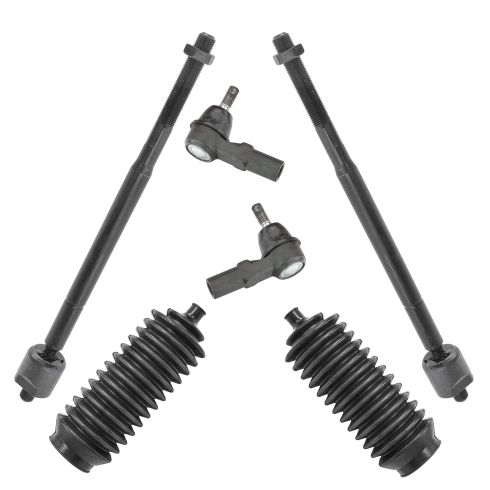 92-96 Lexus ES300; 92-96 Toyota Camry; 95-96 Toyota Avalon Tie Rod & Stg Bellows Kit (Set of 6