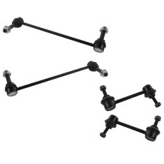 10-15 Flex; Taurus 10-14 MKS MKT Front & Rear Sway Bar Link Set of 4