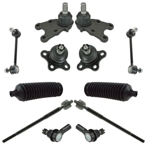 98-02 Passport; 98-00 Amigo; 02-04 Axiom; 98-04 Rodeo Steering & Suspension Kit (12 Piece)