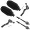 03-06 Nissan 350Z Inner & Outer Tie Rod Ends w/ Rack Boots Kit (6 Piece)
