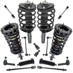 96-07 Ford Taurus; 96-05 Mercury Sable Front Rear Steering & Suspension Kit (16 Piece)