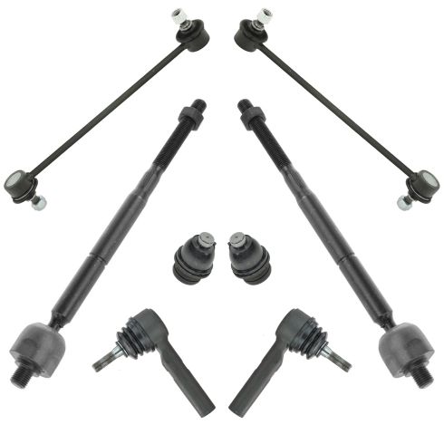 07-12 Caliber; 07-14 Patriot Compass Front Steering & Suspension Kit (8 Piece)