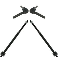 08-10 Dodge Grand Caravan; Chrysler Town & Country Inner Outer Tie Rod End Set of 4