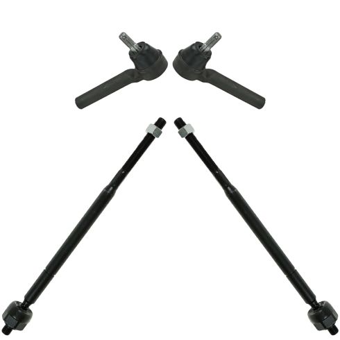 08-10 Dodge Grand Caravan; Chrysler Town & Country Inner Outer Tie Rod End Set of 4