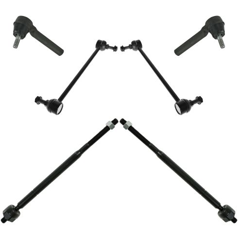 08-10 Dodge Grand Caravan; Chrysler Town & Country Steering Suspension Kit (6 Piece)