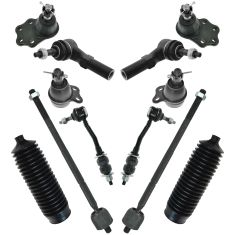 00-04 Dodge Dakota; 00-03 Durango w/2WD Front Steering & Suspension Kit (12 Piece)