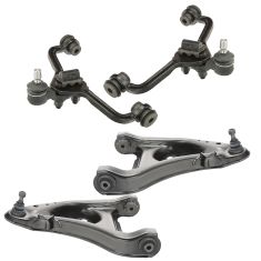 95-02 Crown Victoria, Grand Marquis; 96-02 Towncar Front Upper & Lower Control Arm Set of 4