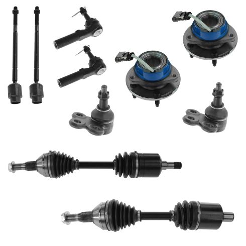 1997-06 Century Regal Intrigue GP Monte Carlo Impala Steering & Suspension Kit (10 Piece)