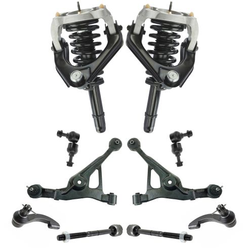 99-00 Cirrus; 01-05 Sebring; 99-05 Stratus; 99-00 Breeze Front Steering & Suspension Kit (10 Piece)