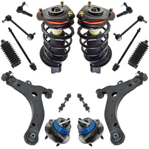 97-04 Buick Century, Regal; 00-05 Chevy Imapala, Monte Carlo Steering & Suspension Kit (16 Piece)