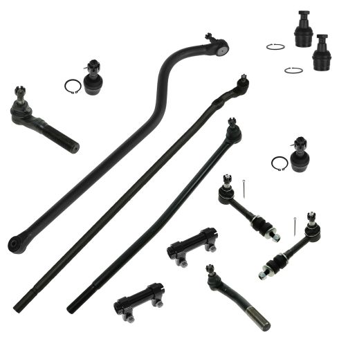 98-99 Dodge Ram 2500, 3500 w/4WD Front Steering & Suspension Kit (13 Piece)