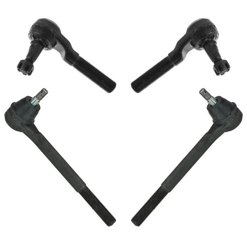 79-98 GM Truck SUV Multifit Inner & Outer Tie Rod End Set of 4