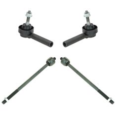 01-04 Town & Country, Caravan, Grand Caravan; 01-03 Chrysler Voyager Inner & Outer Tie Rod Set of 4