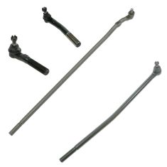 98-99 Dodge Ram 2500 3500 4WD (w/ heavy duty suspension) Tie Rod End Set of 4
