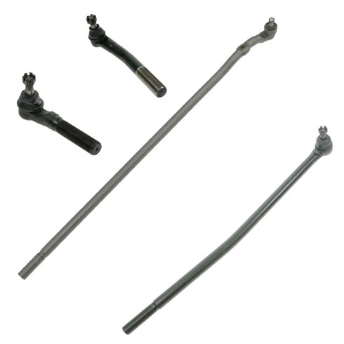 98-99 Dodge Ram 2500 3500 4WD (w/ heavy duty suspension) Tie Rod End Set of 4