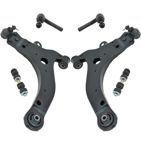 97-11 Chevy Olds Pontiac Sedan Minivan Multifit Front Steering & Suspension Kit (6 Piece)