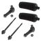 02-04 Honda Odyssey Front Inner & Outer Tie Rod End w/ Rack Boot Kit (6 Piece)