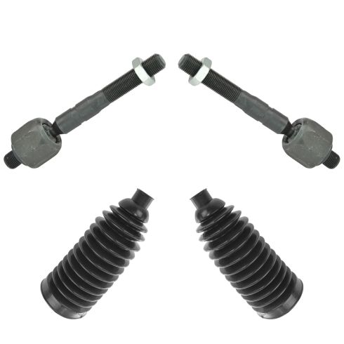 98-05 Mercedes Bens ML Class Inner Tie Rod End w/ Rack Boot Kit (4 Piece)