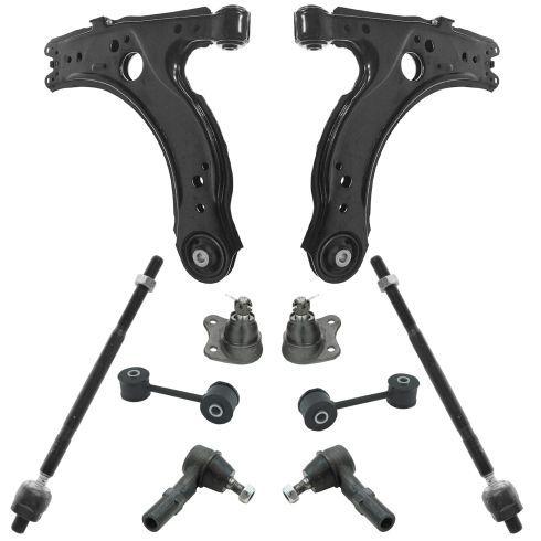 98-06 Volkswagen Jetta Beetle Golf Steering & Suspension Kit (10 Piece)