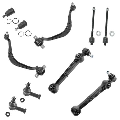 95-00 Chrysler Dodge Eagle Mitsubishi Front 10 Piece Steering & Suspension Kit