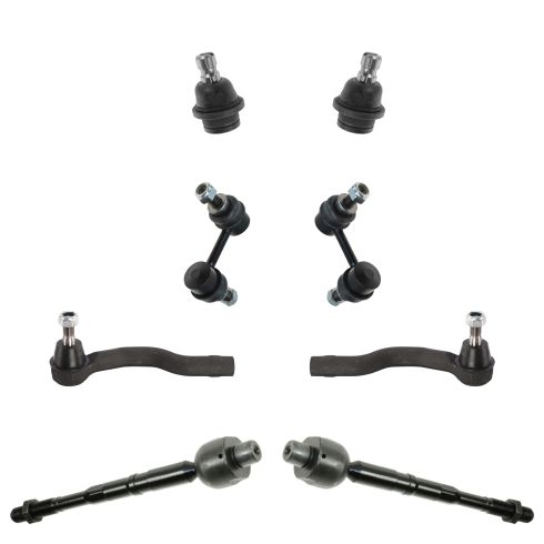 04-14 Titan, QX56; 05-15 Armada; 04 Pathfinder Front Steering & Suspension Kit (8 Piece)