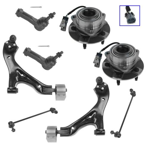 02-07 Vue; 05-09 Equinox; 06-07 Torrent Front Steering & Suspension Kit (8 Piece)