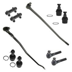 92-97 Ford F350 4WD SRW Steering & Suspension Kit (10 Piece)