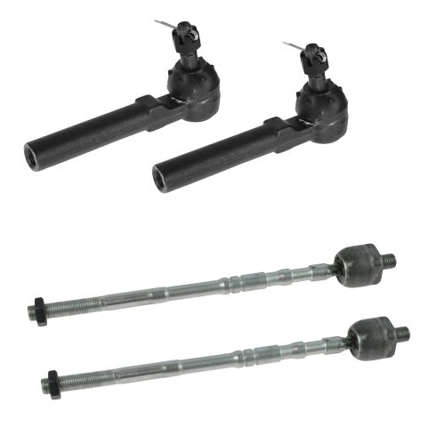 02-03 Subaru Impreza; 04 WRX STI Inner & Outer Tie Rod End Set of 4