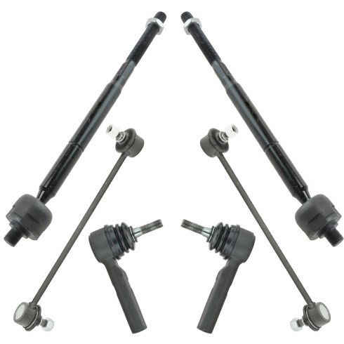 11-14 Chrysler 200; 07-10 Sebring; 08-14 Dodge Avenger Front Steering & Suspension Kit (6 Piece)