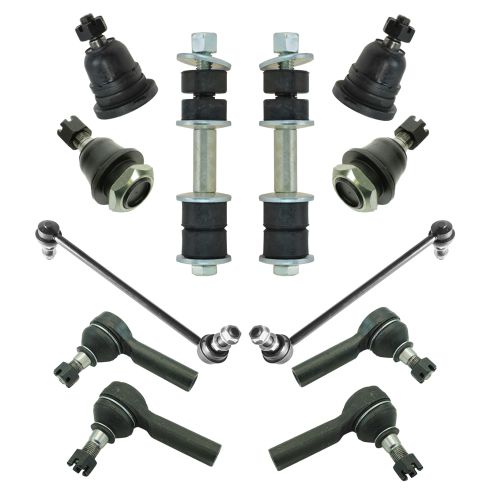 00-04 Nissan Xterra Front & Rear Steering & Suspension Kit (12 Piece)
