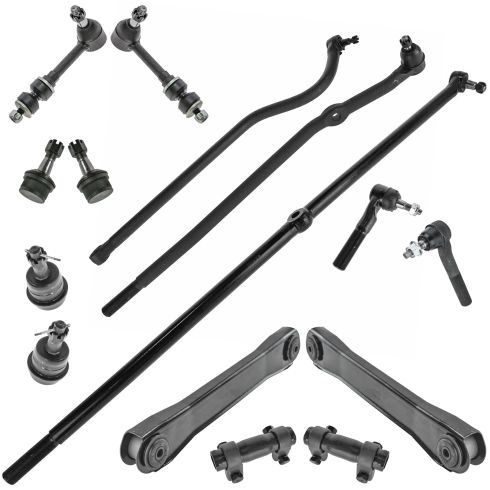 00-01 Dodge Ram 1500 4WD Front Steering & Suspension Kit (15 Piece)