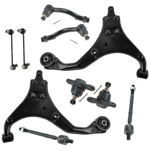 05-09 Hyundai Tucson; 05-10 Kia Sportage Front Steering & Suspension Kit (10 Piece)