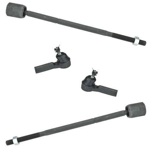04-07 Ford Freestar; Mercury Monterey Front Inner & Outer Tie Rod End Set of 4