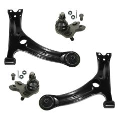 03-11 Toyota Matrix; 03-08 Pontiac Vibe; 09-11 Corolla Front Lower Control Arm & Ball Joint Set 4pc