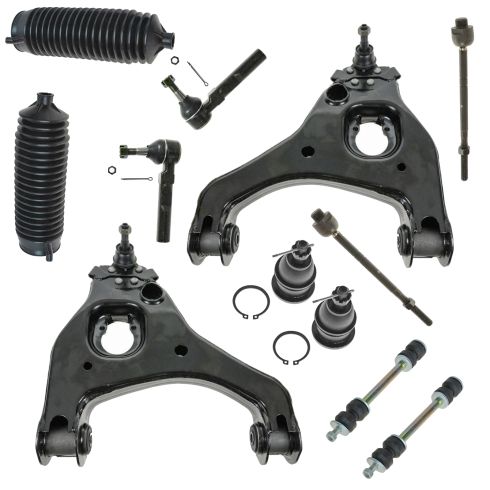 99-07 Silverado Sierra 1500 2WD Front Steering & Suspension Kit (12 Piece)