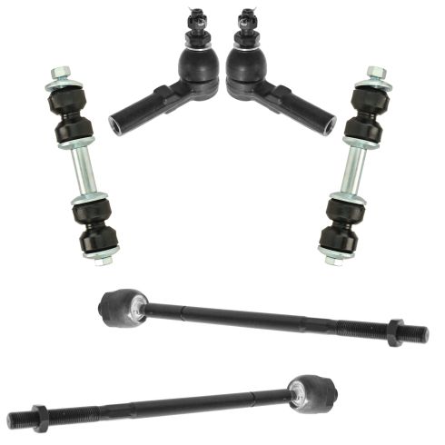 97-11 GM Multifit Front Tie Rod Sway Bar Link Suspension Kit (6pc)