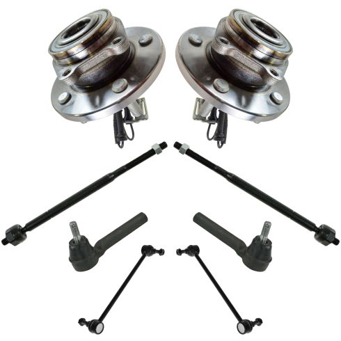 08-10 Dodge Grand Caravan; Chrysler Town & Country Steering Suspension Kit (8 Piece)