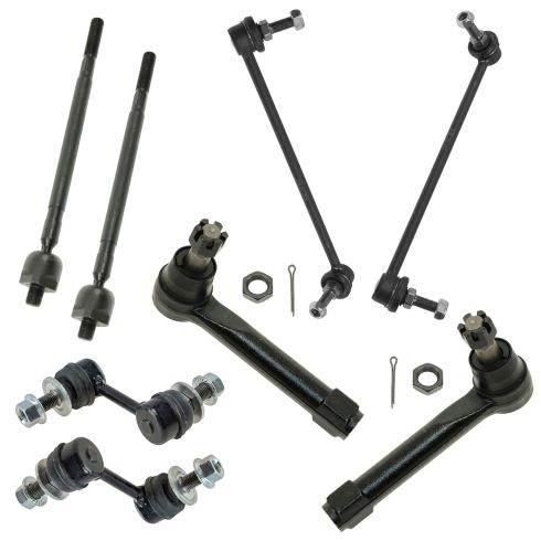 04-09 Nissan Quest Front Rear Steering & Suspension Kit (8 Piece)