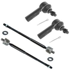 03-05 Toyota Echo; 04-06 Scion XB XA Inner & Outer Tie Rod End Set of 4
