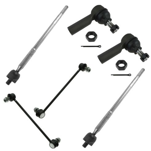 03-08 Toyota Matrix; Pontiac Vibe FWD Front Steering & Suspension Kit (6 Piece)