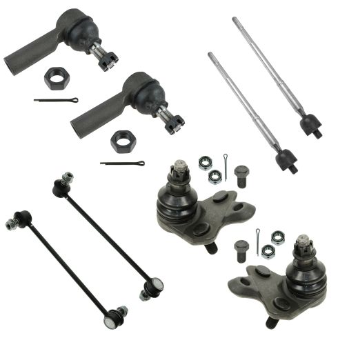 03-08 Toyota Matrix; Pontiac Vibe FWD Front Steering & Suspension Kit (8 Piece)