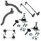 01-09 Volvo S60; 00-06 S80; 01-02 V70 FWD; 03-07 V70 Front Steering & Suspension Kit (8 Piece)