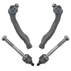 90-93 Acura Integra Front Inner & Outer Tie Rod End Kit (Set of 4)