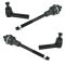 97-99 Dodge Dakota; 98-99 Durango 4WD Inner & Outer Tie Rod End Set of 4