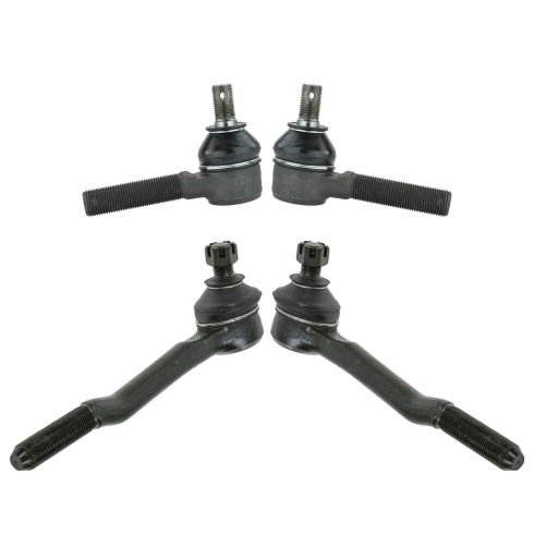 93-98 Toyota T100; 86-95 4Runner Pickup Inner & Outer Tie Rod End Set of 4