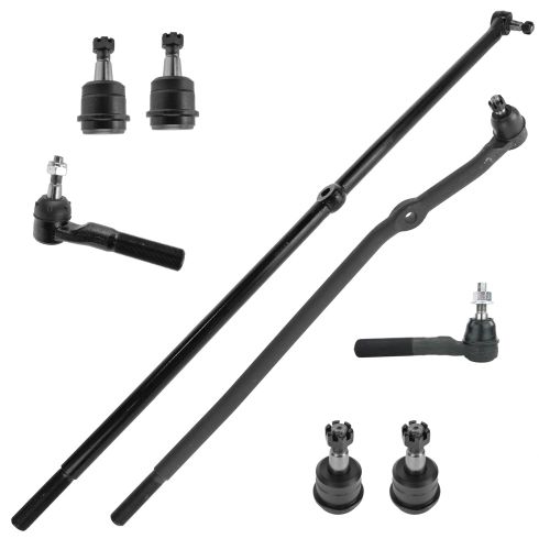 00-02 Dodge Ram 2500; 3500 4WD Front Steering & Suspension Kit (8 Piece)
