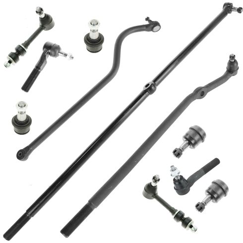 00-02 Dodge Ram 2500; 3500 4WD Front Steering & Suspension Kit (11 Piece)