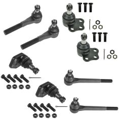 00-02 Dodge Ram 2500 3500 2WD Front Steering & Suspension Kit (8 Piece)